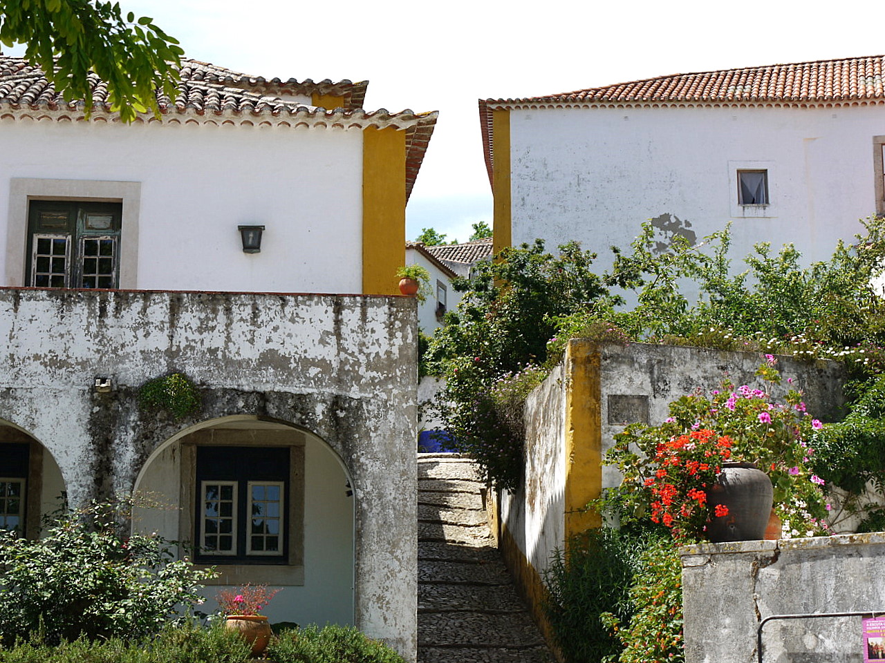 views of The Obidos town